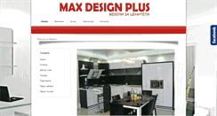 Desktop Screenshot of maxdesignplus.com
